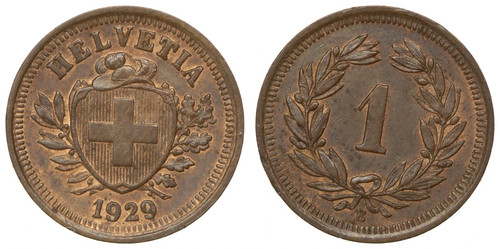 Svizzera rappen 1929 - svizzera,