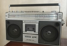 Sharp GF-6262 Metal Boombox Am/Fm Radio & Tape Recorder