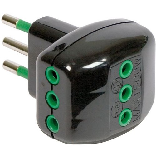 Adattatore triplo spina - triplo,