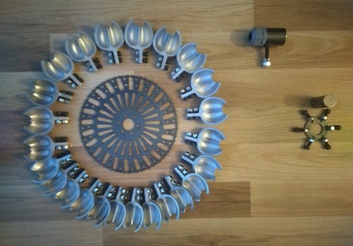 Pelton ruota turbina 390mm - ruota,