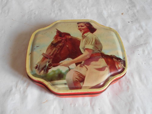 Vintage tin box horner toffee - tin,