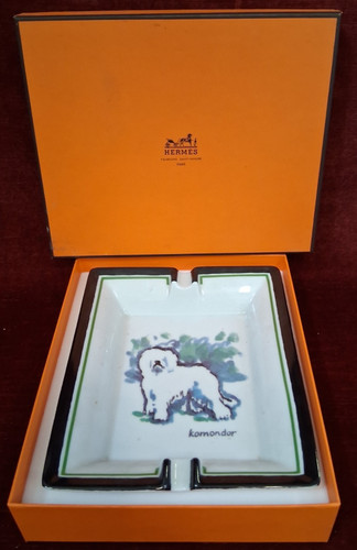 Posacenere porcellana komondor - porcellana,