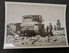 FOTO D'EPOCA  2 GUERRA MONDIALE AFRICA MACALLE' CARRO LEGGERO L33