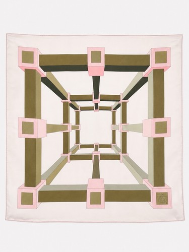 Hermès perspective silk scarf - perspective,