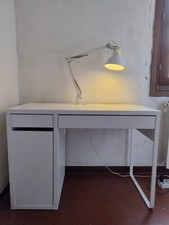 Scrivania bianca ikea MICKE 105x50 in legno con cassetti