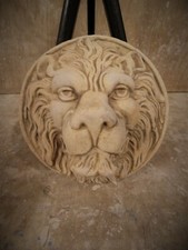 TESTA IN TERRACOTTA ANTICATA LEONE APPENDERE MURARE GELO OK  16/circa