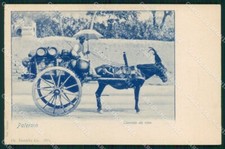 Palermo Città Carretto da Vino Costumi Trenkler 3976 Alinari cartolina MX1008