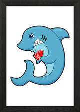 Carte da poker squali con