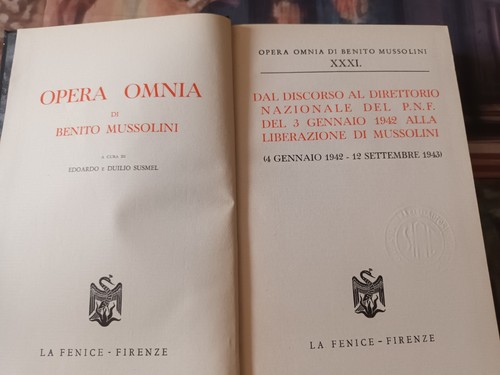 Opera omnia xxxi benito - opera,