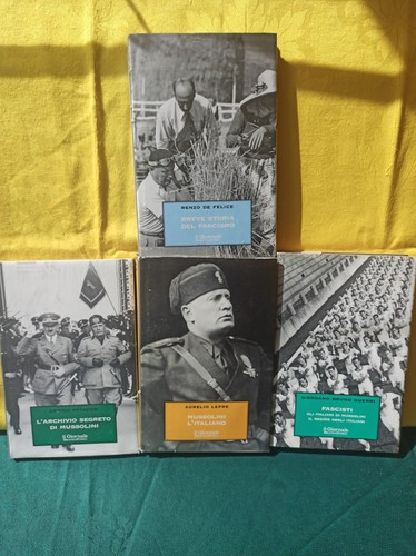 Lotto libri mussolini - lotto,