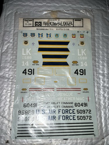 Microscale decal 130 s - decal, c-130's