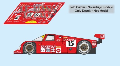 Decals porsche 962c mans - porsche,