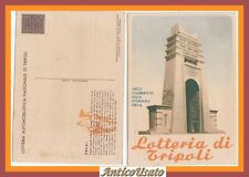 CARTOLINA Lotteria Automobilistica di Tripoli Arco Celebrativo Litoranea Libica