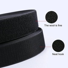 Accessori tessili nylon 2,5 cm senza velcro con colla - Bianco