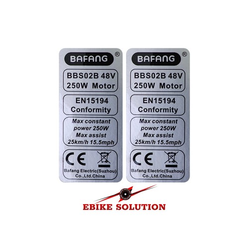 Bafang 250w 48v bbs02b - 2x,