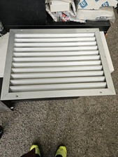 Griglia in acciaio a muro 42x32 cm per areazione