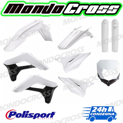 Kit plastiche polisport bianco - plastiche,