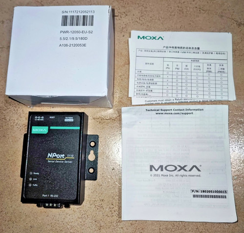 Moxa nport 5110 rev 1 - moxa,