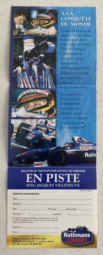 1997 jacques villeneuve - f1,