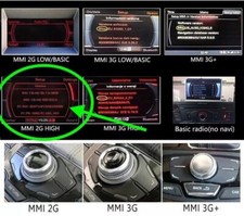 Navigatore Audi MMI 2G High Sat Nav Mappa UK A4/A5/A6/A8/Q7 AGGIORNAMENTO DVD