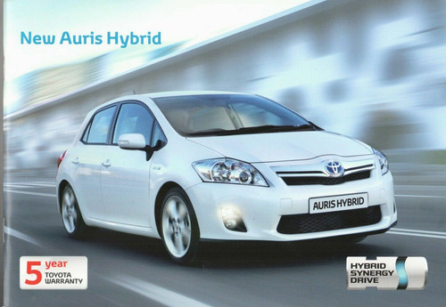 Toyota auris hybrid - toyota, 2010-2011