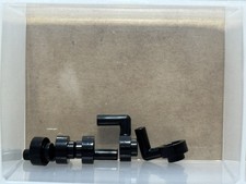 LEGO Parts - Piastra Nera, Rotonda 1 x 1 Barra Aperta Braccio Giù - N. 3661 - Quantità 5