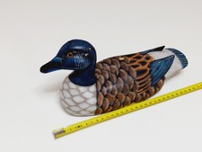 Anatra Finta Esca di Legno Richiamo Galleggiante da Caccia Cacciatore