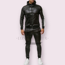 Body tuta uomo vera pelle