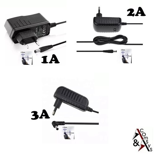 Alimentatore spina 1a 2a - 7.5v,