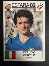 AUTOGRAFO CLAUDIO GENTILE