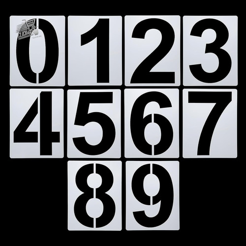Stencil numeri grandi - stencil,