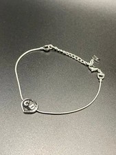 Bracciale Christian Dior raro colore argento lunghezza 24 cm autentico