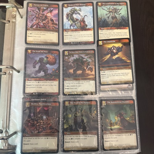 World warcraft tcg - of,
