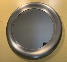 specchio metallo retro’ vintage mirror big italy design arredamento home 65 Cm