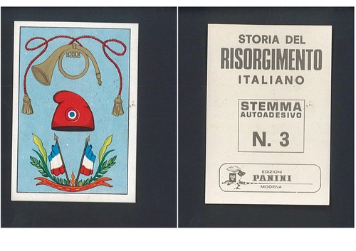 Figurina storia risorgimento - figurina,