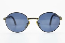 Vintage Lozza LS 2038 Round Steampunk Sunglasses Eyewear Occhiali NOS 90s