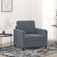 Poltrona Grigio Scuro 60 cm
