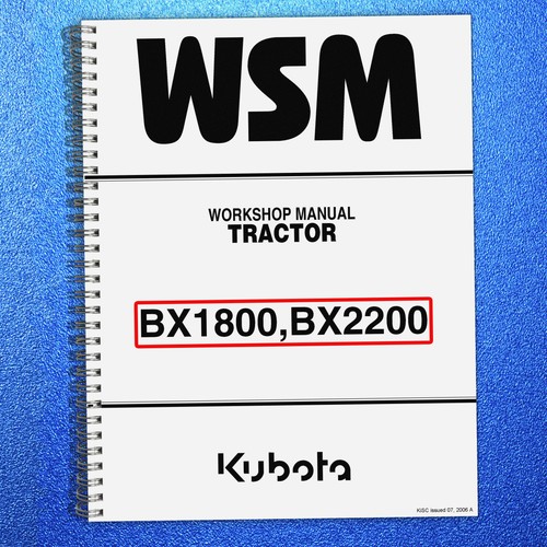 Kubota bx1800 bx2200 - bx1800, tractor