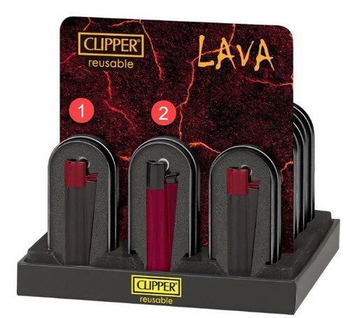 Accendino clipper large - accendino, lava