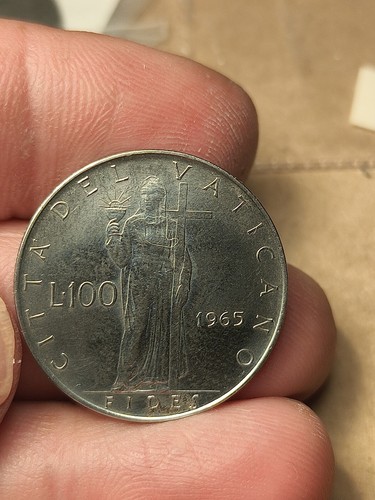 Città del vaticano 100 - del, lire