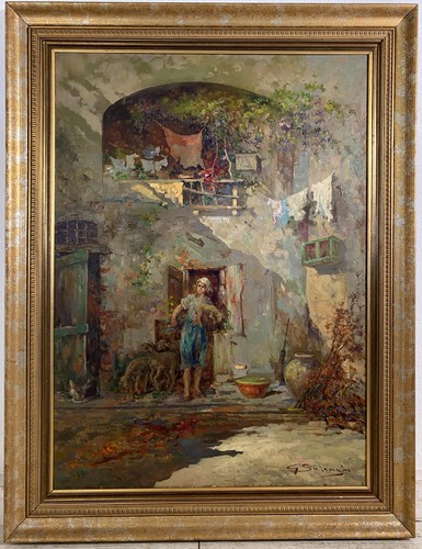 Grande quadro dipinto olio - grande, g