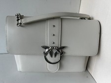 BORSA IN PELLE BIANCA "PINKO"