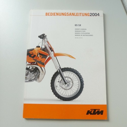 Ktm manuale manutenzione - 65, sx