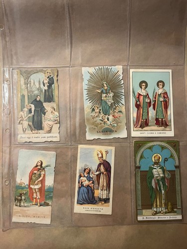 Santini religiosi lotto - santini,
