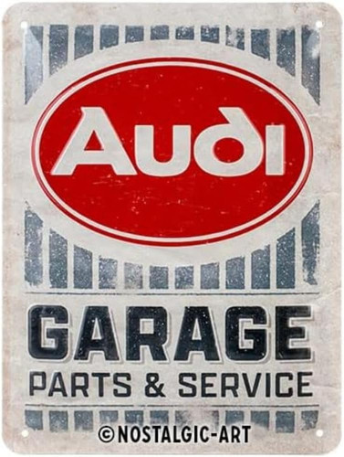 Targhe vintage audi garage - targhe,