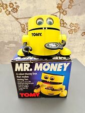 Mr. MONEY Tomy Giocattolo Vintage Salvadanaio 1987 Completo di Scatola