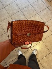 BORSA IN VERO COCCODRILLO