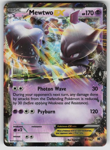 Mewtwo 162 holo - mewtwo, ex