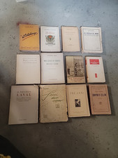 Lotto di 12 Libri Antichi e