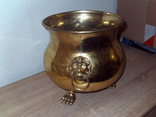 Vaso da fiori in ottone